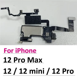 近接センサー付きのテスト済みイヤピーススピーカー,iPhone 12, 13 pro max,12, 13 mini,14 plus,フレックスケーブル用の交換部品,新品