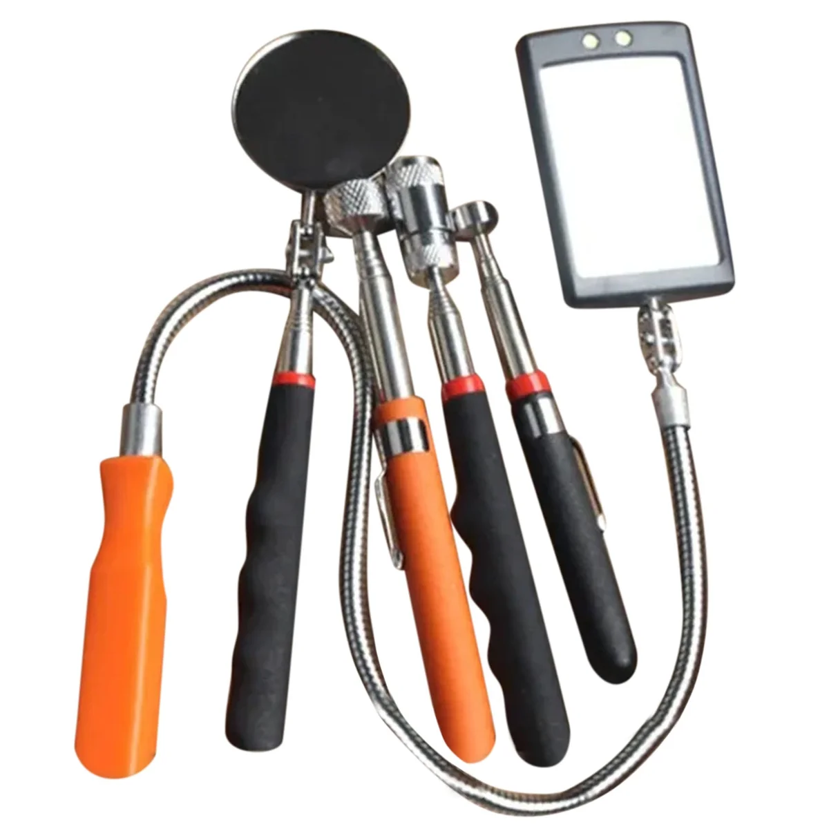 AA25 Telescopic Magnetic Pen Metalworking Handy Tool Magnet Capacity for Picking Up Nut Bolt Adjustable Pickup Rod Stick Set