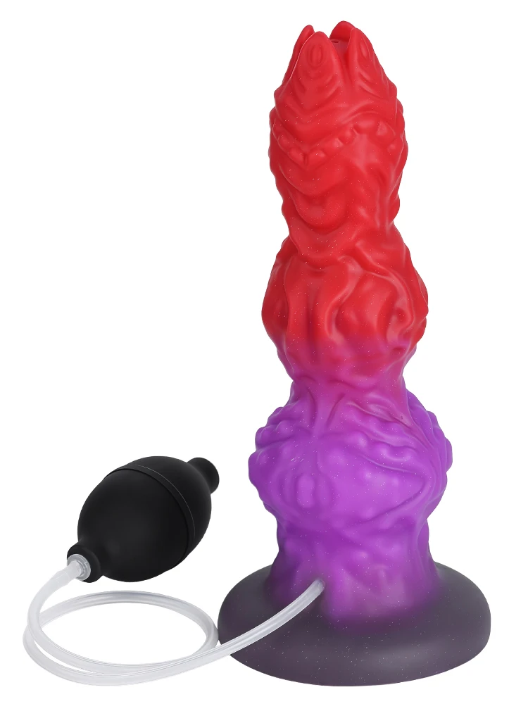 3 Sizes Water Jet Dildo Monster Soft Anal Plug Clean While You Play Vaginal Butt Masturbator Fantasy Adult Sex Toy for Men Women