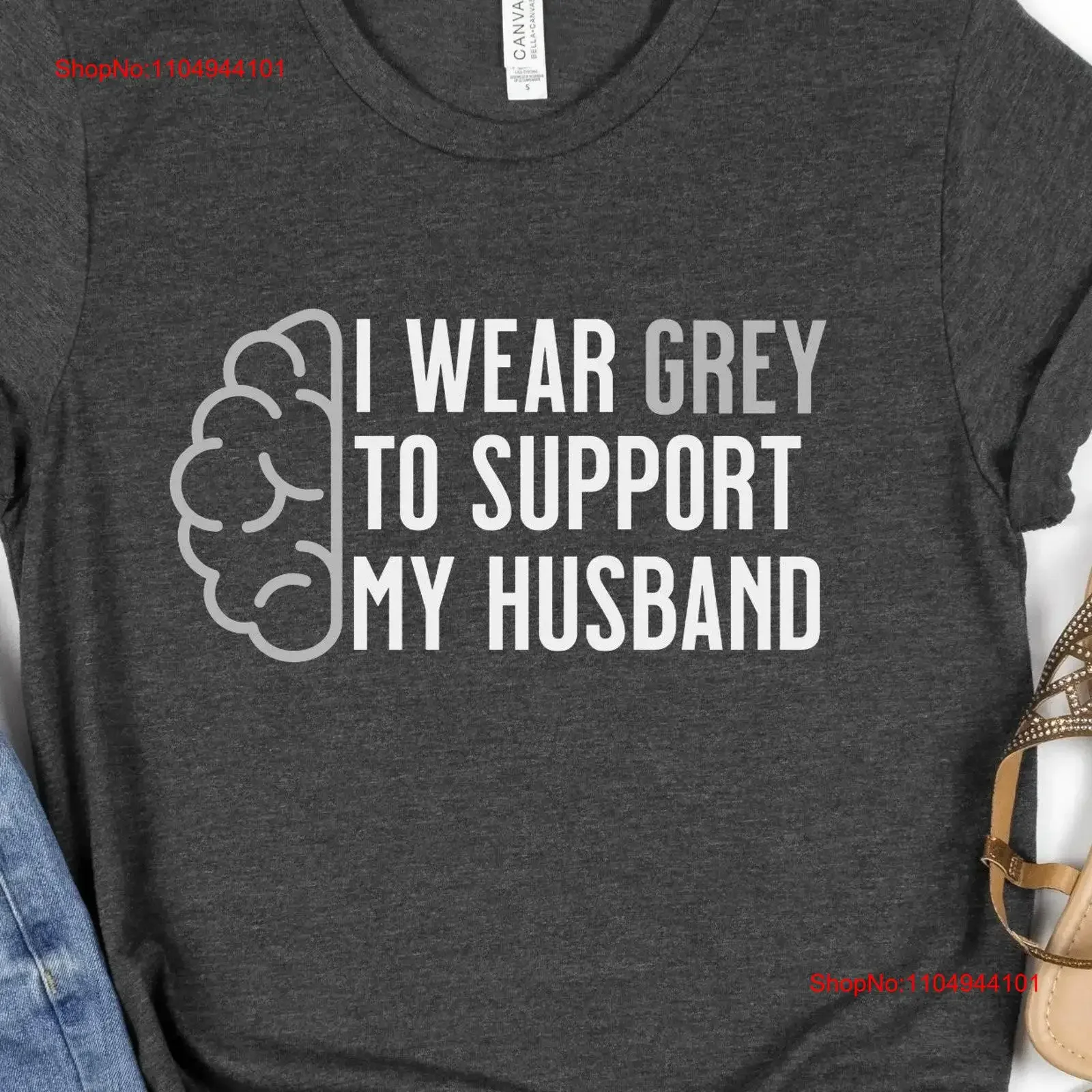 

Футболка с поддержкой рака мозга, мужа, осведомленность пациента, винтажная стильная дизайнерская одежда, удобная уличная одежда