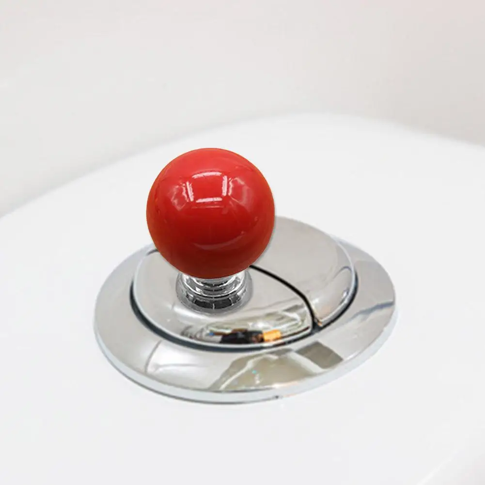 Circular Shaped Toilet Press Button Creative Toilet Tank Button Portable Plastics Button Push Switch Toilet Bathing Room Tools