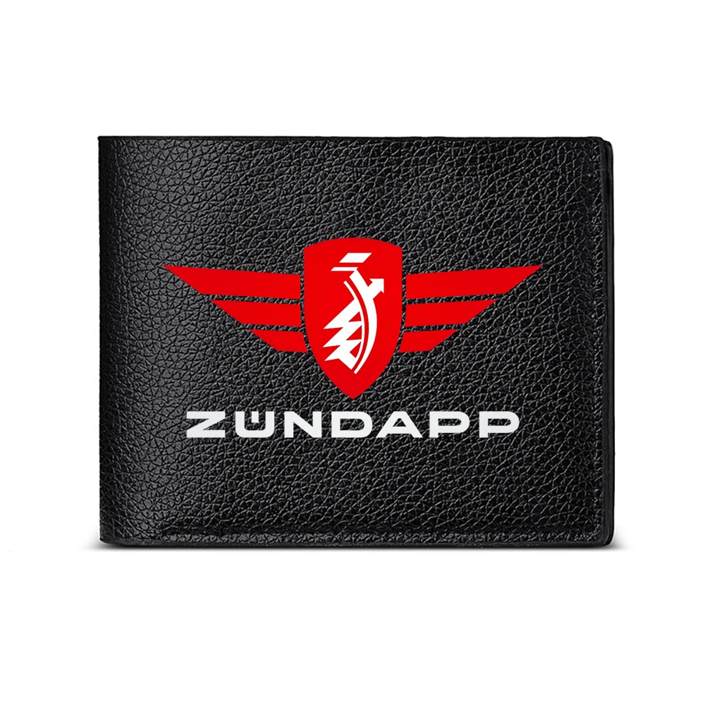 Red Winged Shield Logo Men's Wallet Card Holder Casual Business Fashion Design