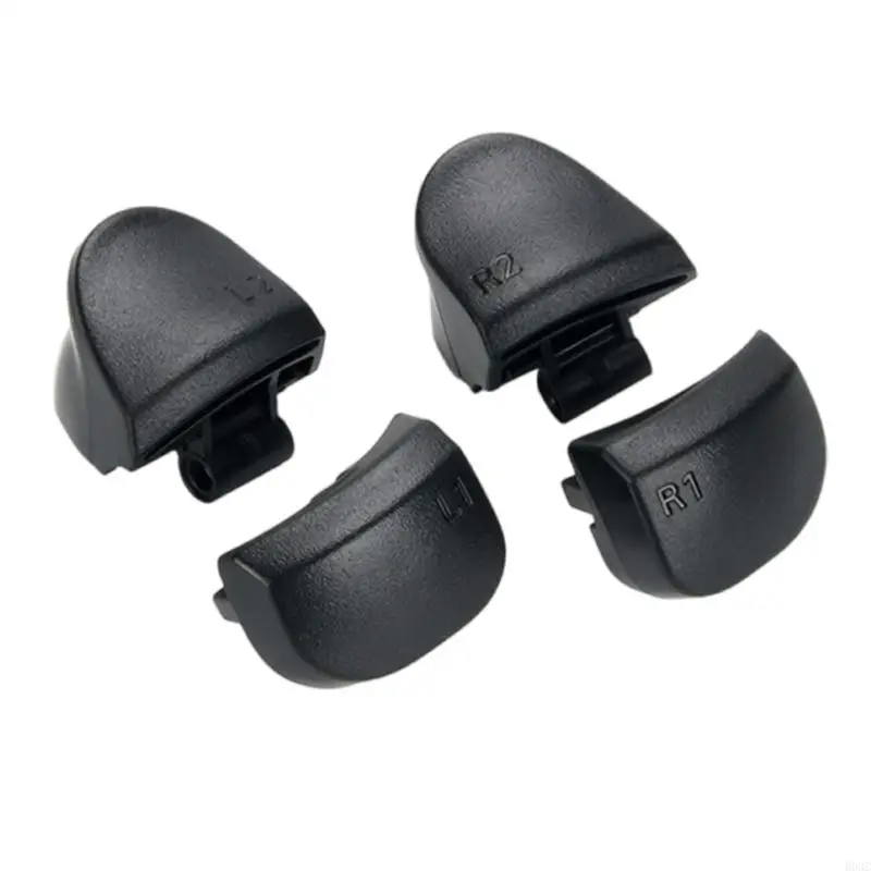 B03C Upgraded L1R1L2R2 Button Set with 2pcs Spring Gamepad Repair Accessory for P5 Version 3 Game Controllers Replacement
