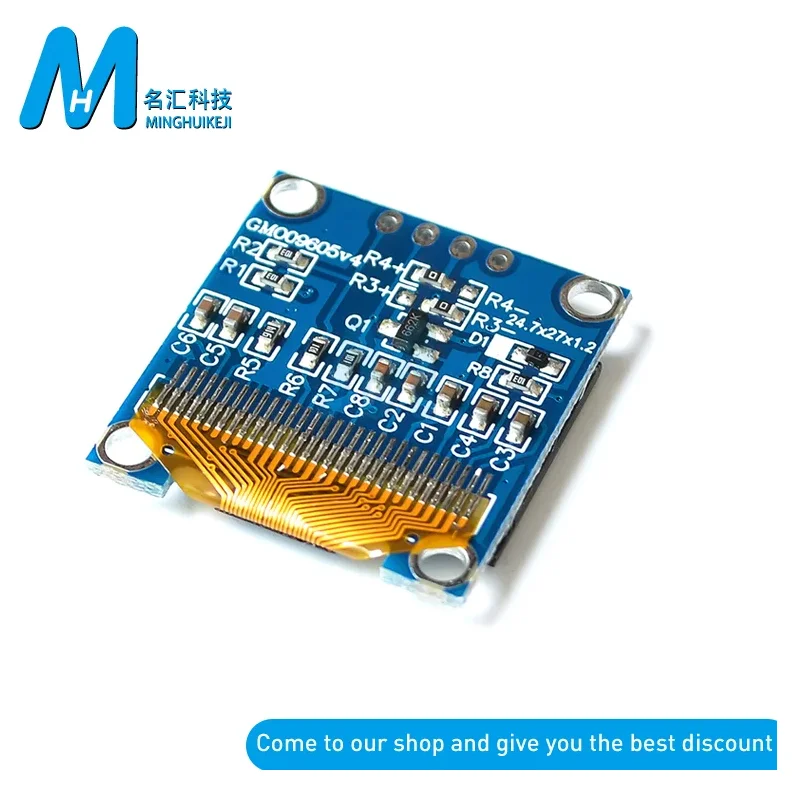 Original 0.96 polegada oled iic serial branco/azul/amarelo e azul/módulo de exibição oled 128x64 i2c ssd1306 12864 placa de tela lcd