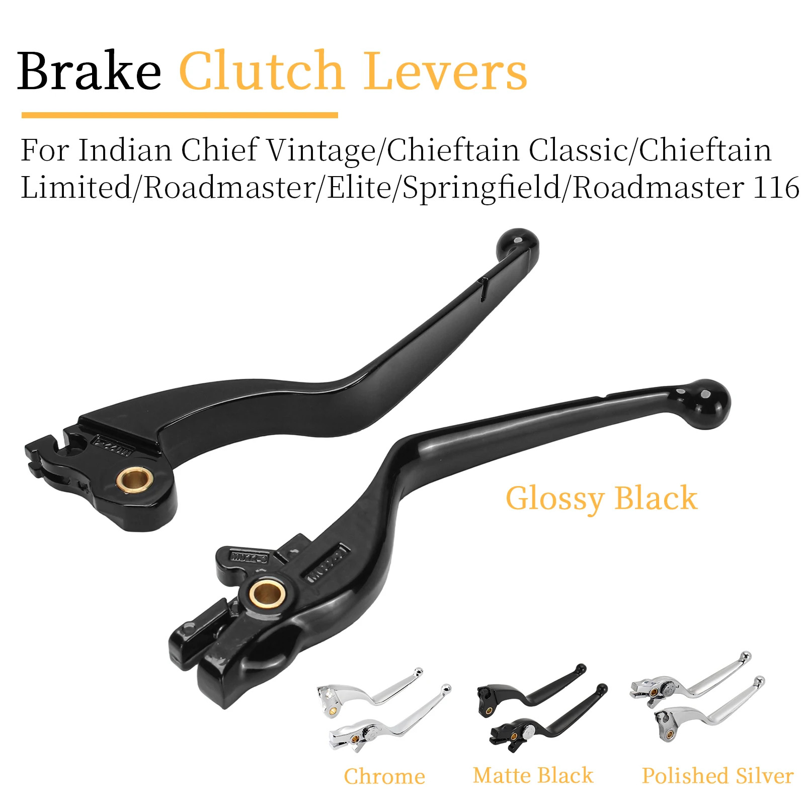 Brake Clutch Levers For Indian Chief Vintage/Chieftain Classic/Chieftain Limited/Roadmaster/Elite/Springfield/Roadmaster 116