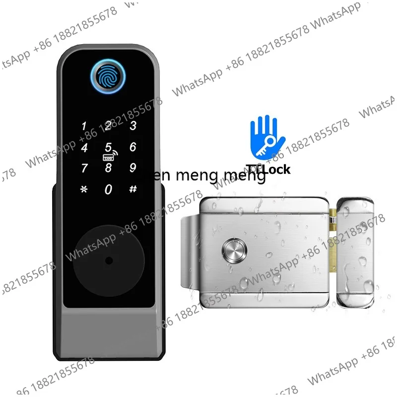 Smart door lock Swipe card password lock Home B & B Hotel room Smart integrated Fingerprint lock