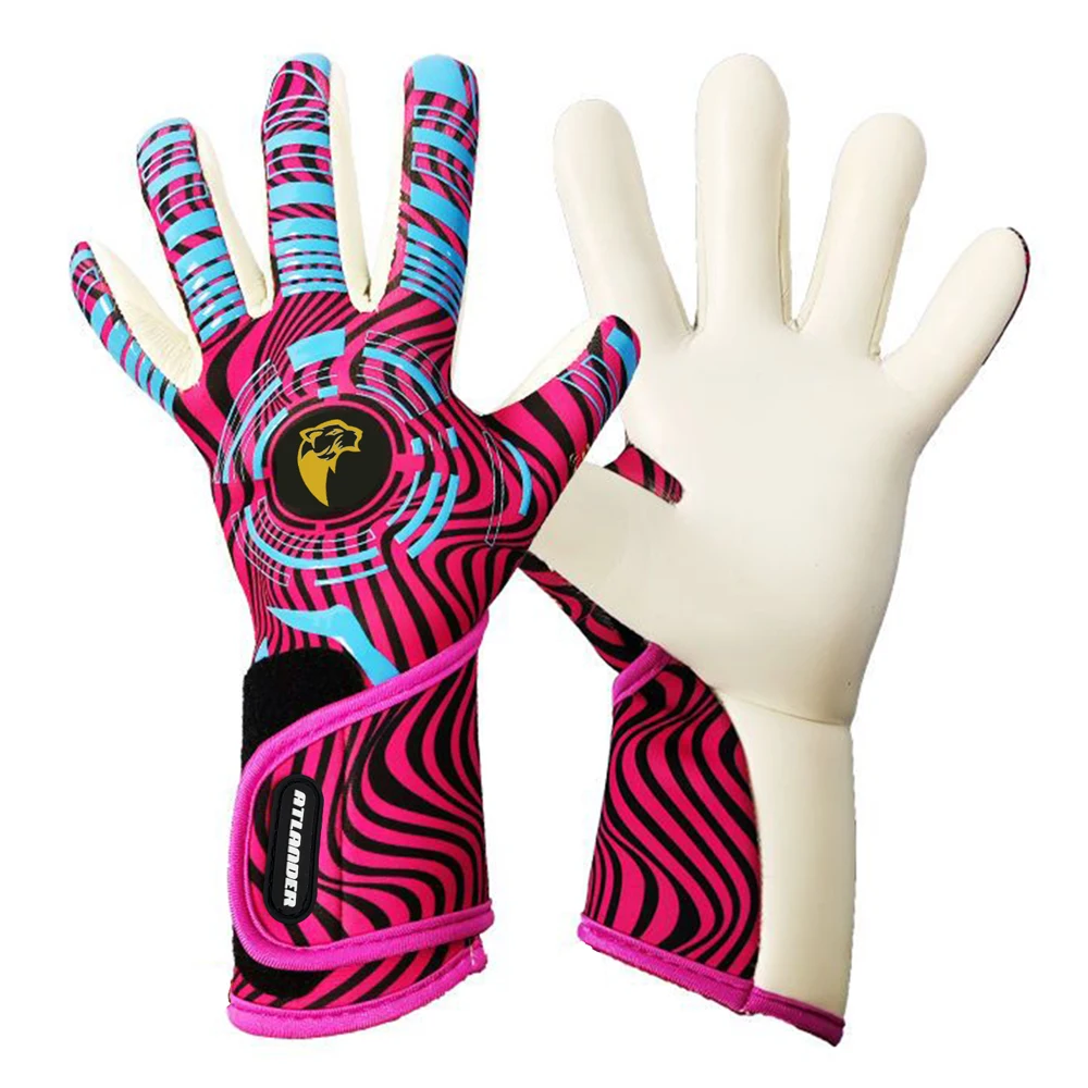 Guantes de portero de fútbol profesional para niños y adultos, protección gruesa de látex, guantes de fútbol para adolescentes