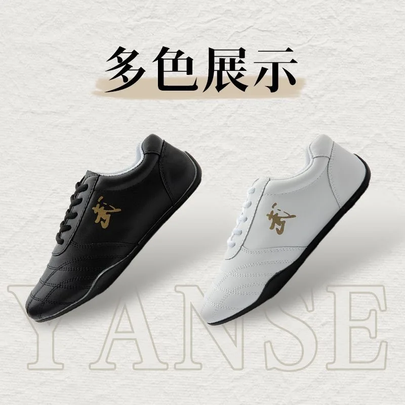 Professional Martial Arts Shoes Men Women Leather Tai Chi shoes Unisex Designer Wushu Shoe Couples Comfortable Kung Fu Shoes