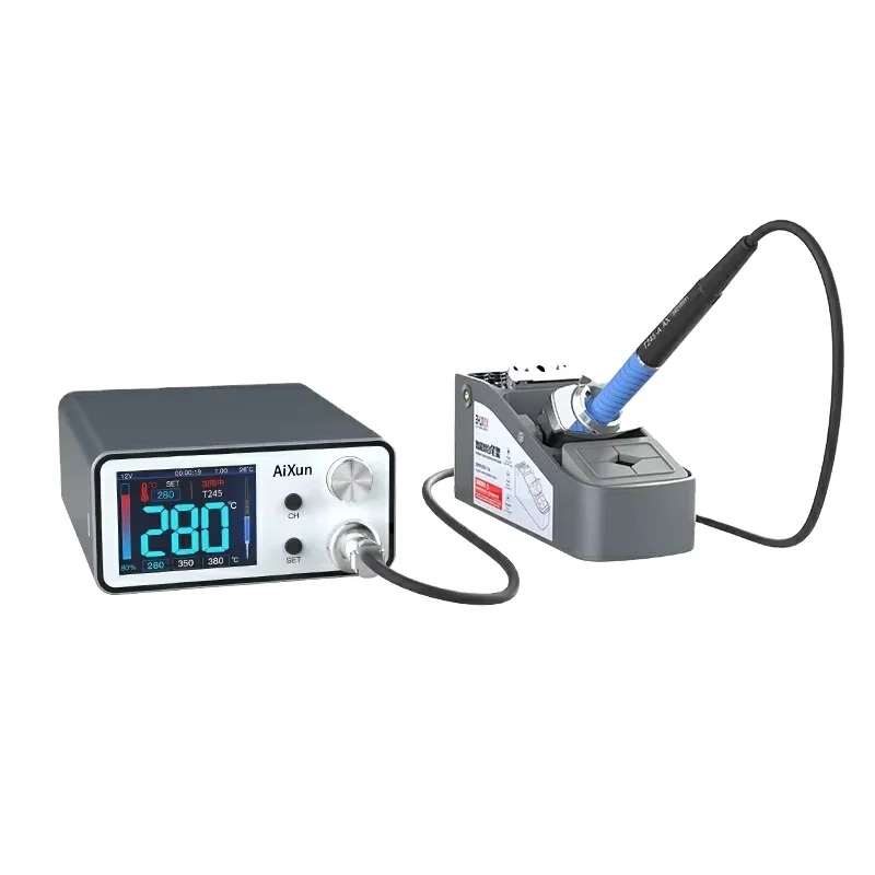 Интеллектуальная паяльная станция T3A AIXUN, применимая к сварочной ручке T245 для телефона, инструменты для ремонта паяльника BGA