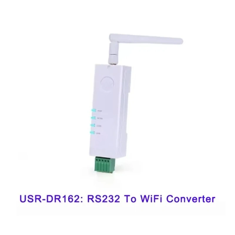 DR162 Serial Dual Band WiFi Converter RS232  WiFi Modbus Gateway Support MQTT Industrial Data Transmission Communication Module