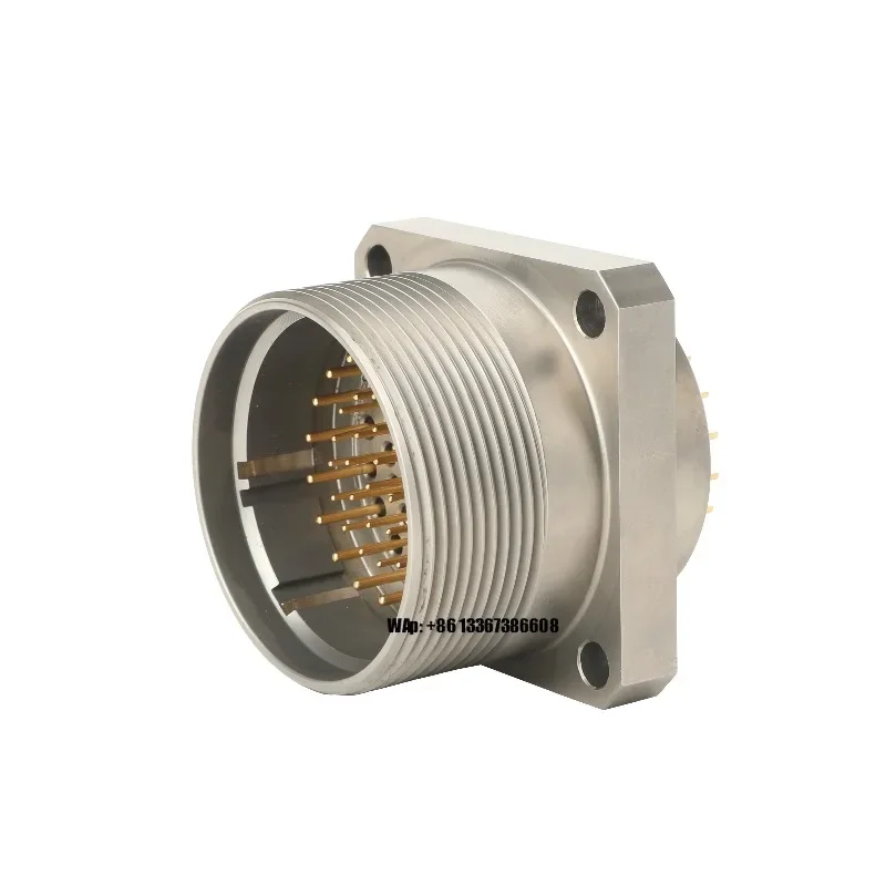 46-Pin  Stainless Steel Hermetic Circular CF Plug Connector
