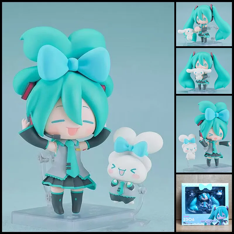 

Hatsune Miku Anime Figure #2306 - Collaboration Ver., Swappable Faces Movable Joints Collectible