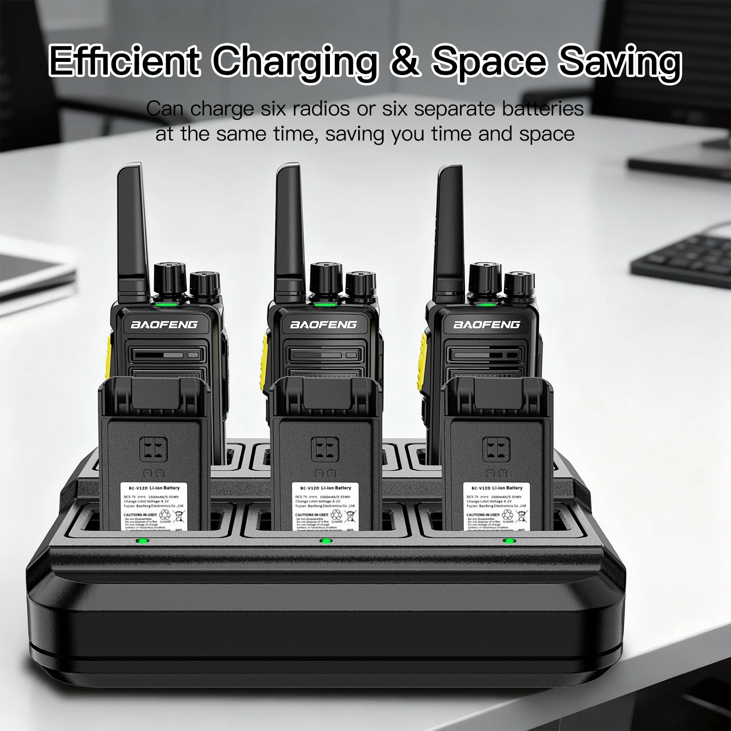 6 stücke Baofeng GMSK Digital Walkie Talkie BD-V12B UHF Verschlüsselt Anruf Noise Reduction HD Drahtlose Kopie Frequenz Radio BF-888S upgr – Detail 2