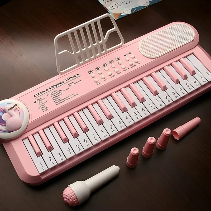 Children's Electronic Organ Intelligent 37 Keys Electronic Piano Beginners Digital Electric Pianos Early Education Pianos Set