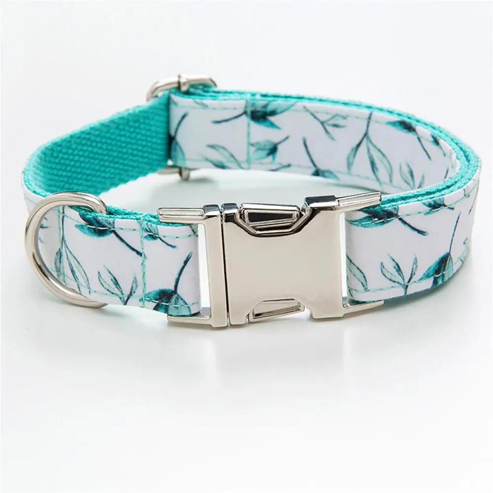 Personalisiertes Hundehalsband, individuelles Haustierhalsband, kostenlose Gravur, Ausweis, Namensschild, Haustierzubehör, schöne Welpenhalsband-Leine – Detail 7