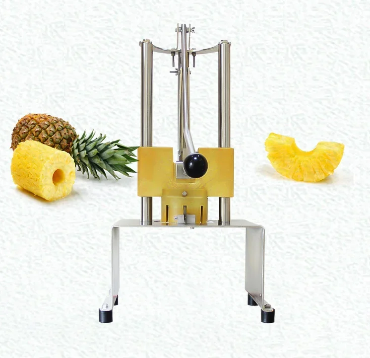 Stainless Steel Commercial Pineapple Peeler Corer Fruit Skin & Core Remover Machine
