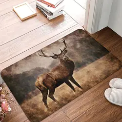 Custom Deer Doormat Mat Anti-Slip Kitchen Bath Living Room Rug Carpet 40*60cm