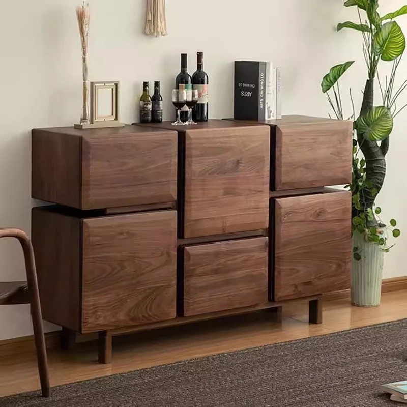 Wabi Sabi Design Living Room Cabinets Unique Aesthetic Storage Classic Living Room Cabinets Trendy Rustic Gabinete Furniture