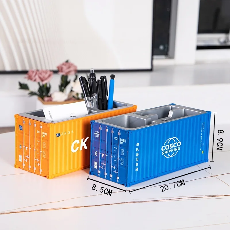 Zhongchen حاوية نموذج محاكاة صندوق تخزين الحاويات هدية إبداعية هدية الأعمال نمط الطباعة القابل للتخصيص