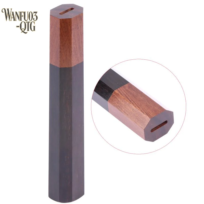 Hot Sale DIY Kitchen Chef Knife Handle ECO Friendly Natural Wooden Knives Making Details Accessories Octagonal Handle