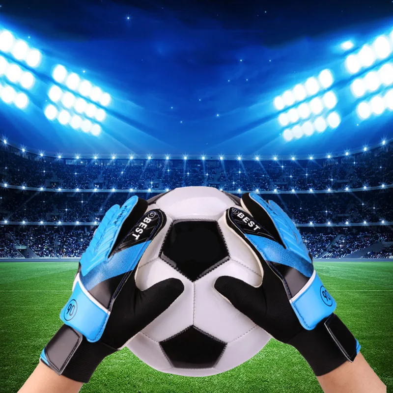 Goalkeeper Glove Latex Goalkeeper Gloves Football Protection Adults Anti-Slip Football Gloves Soccer Goalie