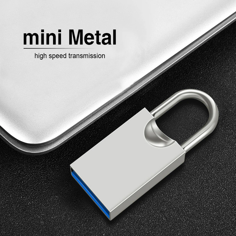 超小型USBフラッシュドライブ 64GB、クリエイティブなメタルビジネスギフト ペンドライブ、データ保存用ポータブルメモリ
