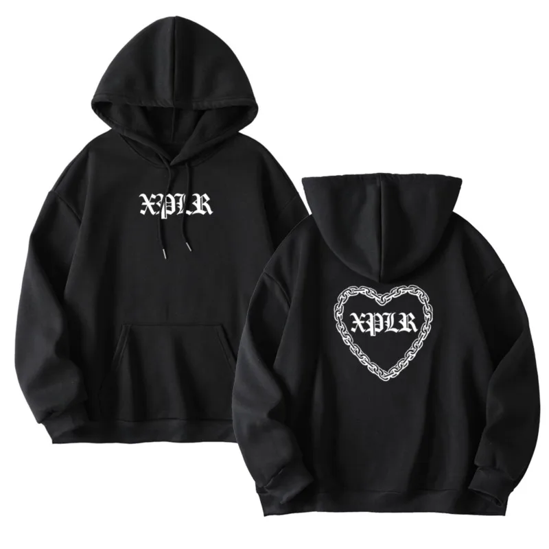 

XPLR Sam and Colby Merch Chainlink Hoodies Winter Hooded Sweet Streetwear Long Sleeve Rapper Sweatshirt