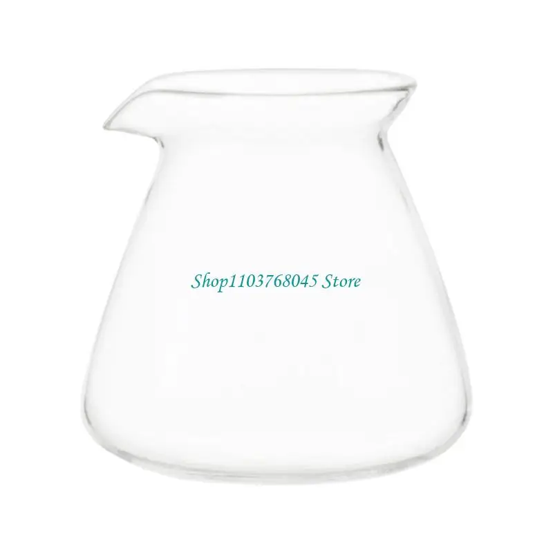 R53F Durable Borosilicate Glass Coffee Cup Coffee Sharing Cup For Multifunctional Use In Brewing Tasting And Sharing