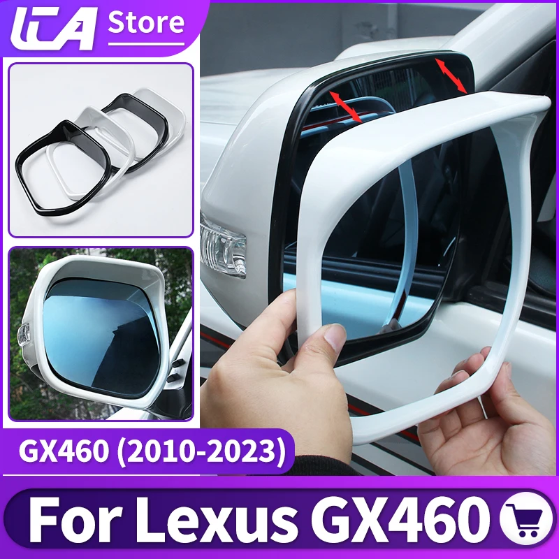 

For 2010-2023 Lexus GX460 GX 460 2020 2019 2018 Tuning Rearview Mirror Rain Cover Modification Accessories Side Window Deflector