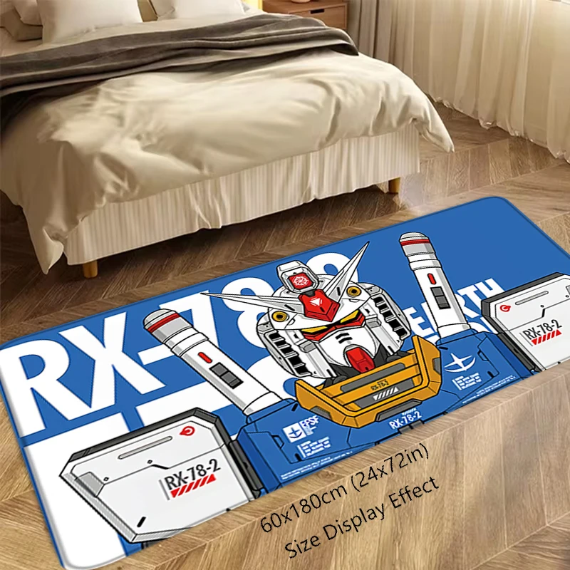 Bedside Doormats Children Room Mat Gundams Robot Rugs Foot Carpets Bath Rug Floor Mats Welcome Carpet Anti Slip Hallway Decor