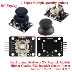 1-10Pcs Dual-axis XY Joystick Module For Arduino PS2 Joystick Key Rocker Control Lever Sensor KY-023 Rated 4.9 /5 Building Block
