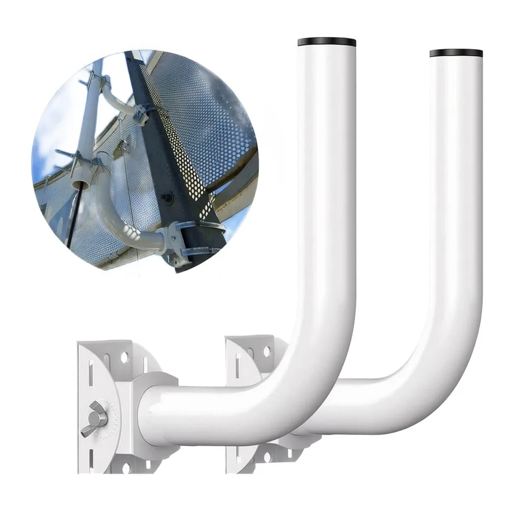 Network Device Bracket Wireless Mount Bracket For Outdoor Network Setup Angle Adjustable Structure Weather Resistant Build