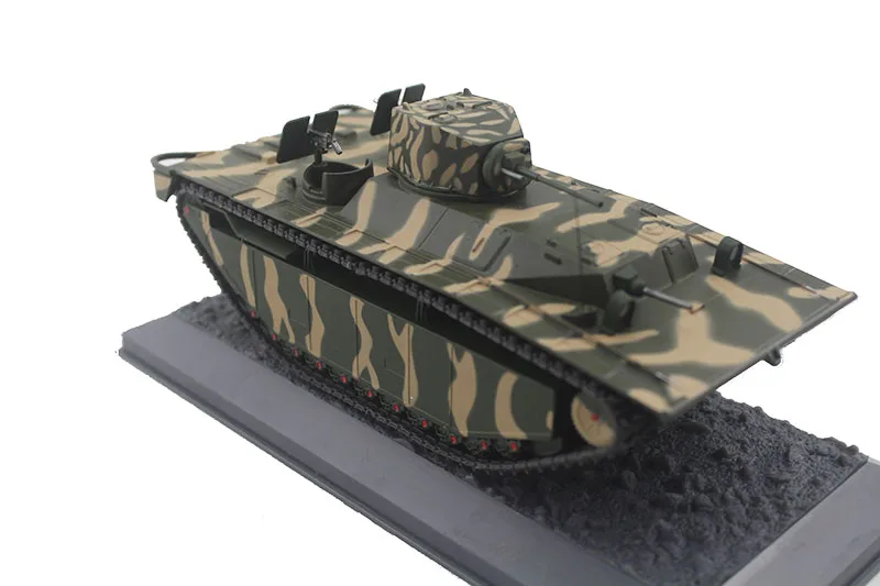 1/43 American LVT (A) -1 lekki amfibijny model czołgu 1944 Model kolekcjonerski wykończonych produktów ze stopu