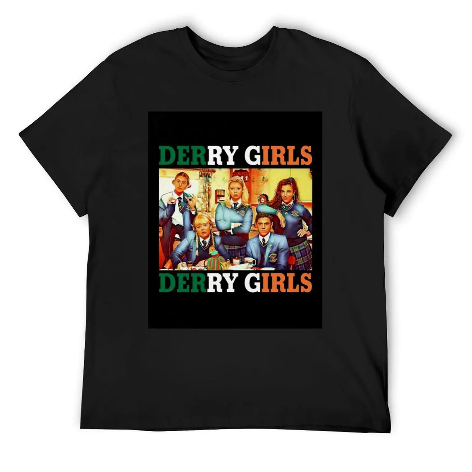 

derry girls series tv ntfx T-Shirt animal prinfor boys anime tshirt vintage Men's clothing