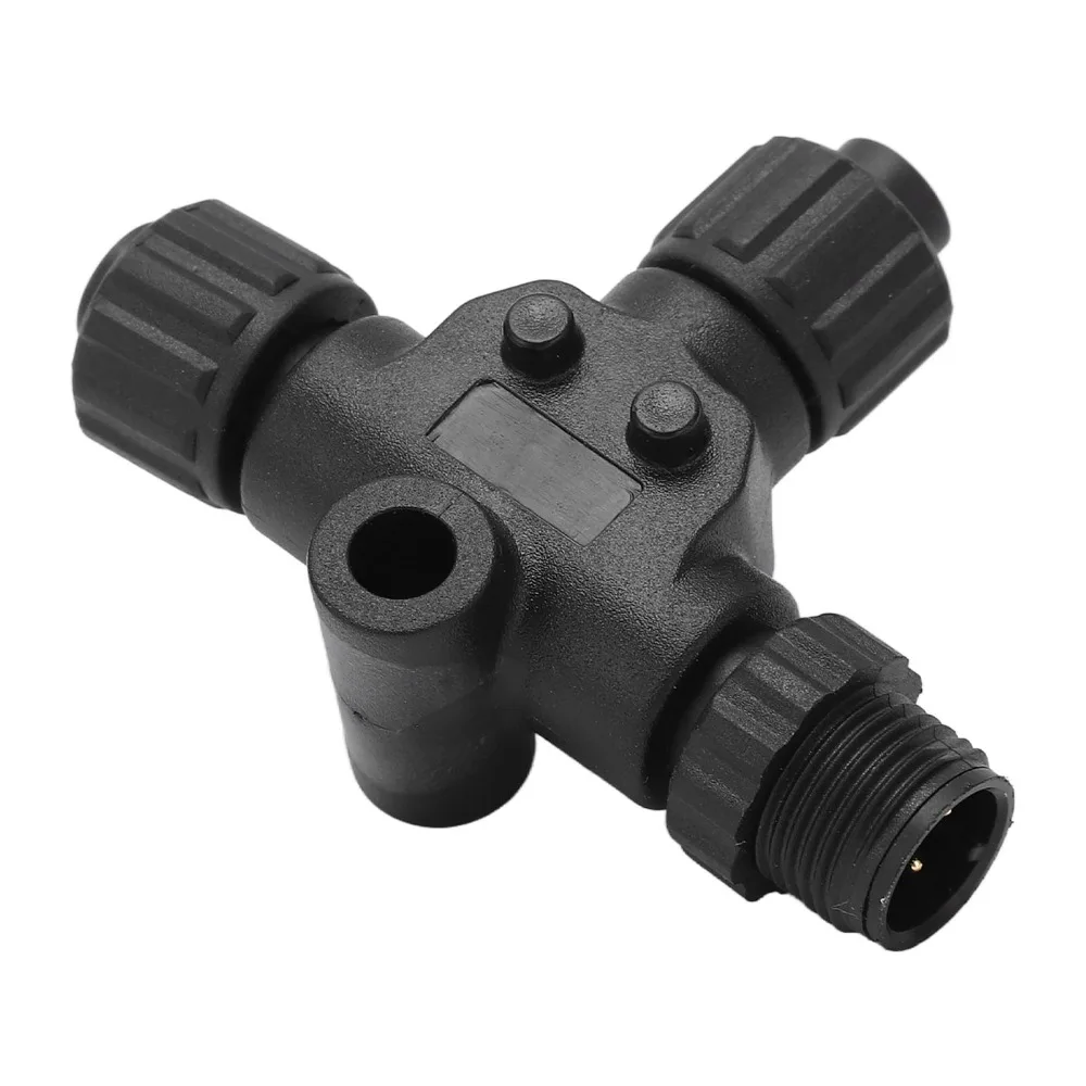 

5-контактный разъем NMEA 2000 T-типа с резьбой M12, быстрый монтаж, водонепроницаемый разъем IP67 для сетей Garmin