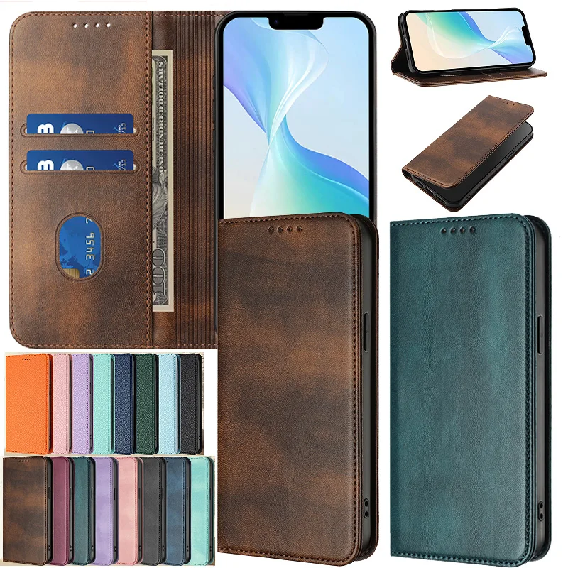 OPPO Reno15F Magnetic Case for OPPO Reno15 F Reno 15F Fundas Leather Wallet Book Case for OPPO Reno15 F Coque Phone Back Cover