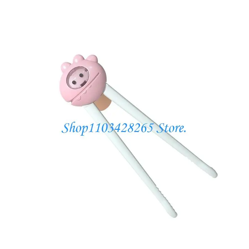 عيدان طعام صديقة للأطفال بتصميم مريح من بلاستيك ABS لمهارات الأكل المبكر G2TE