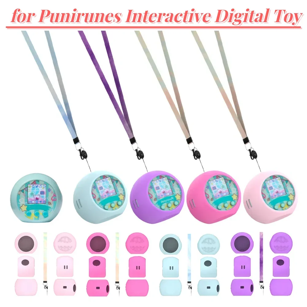 Silicone Cover Case Anti-Drop Protective Skin Sleeve Protective Cover Soft Skin Cover for Punirunes Interactive Digital Toy Case