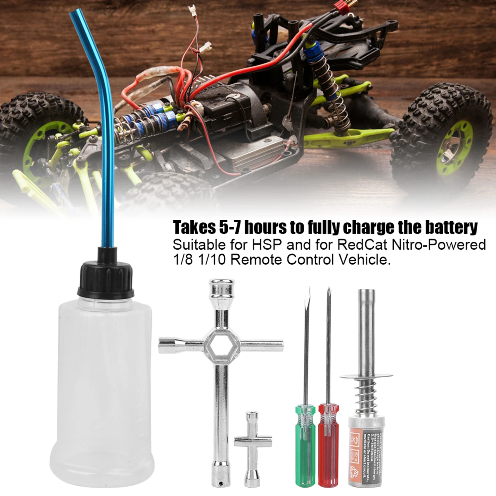 Model Fuel Car Starter Kit Plug Igniter for HSP 80141 1/8 1/10 Remote Control Vehicle