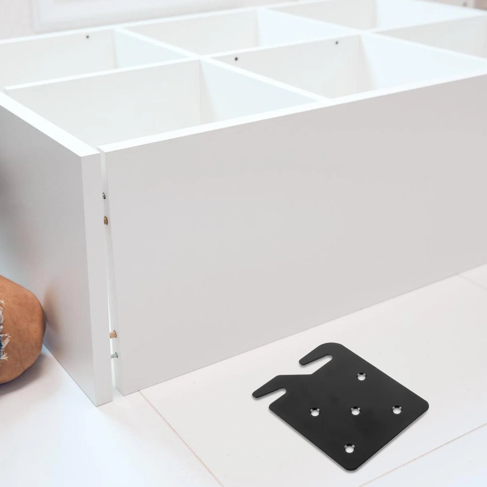 

Bed Rail Bucket Strong Load Bearing Iron Fastener Replacement Bed Frame Rail Hardware Support Bracket Headboard Brackets