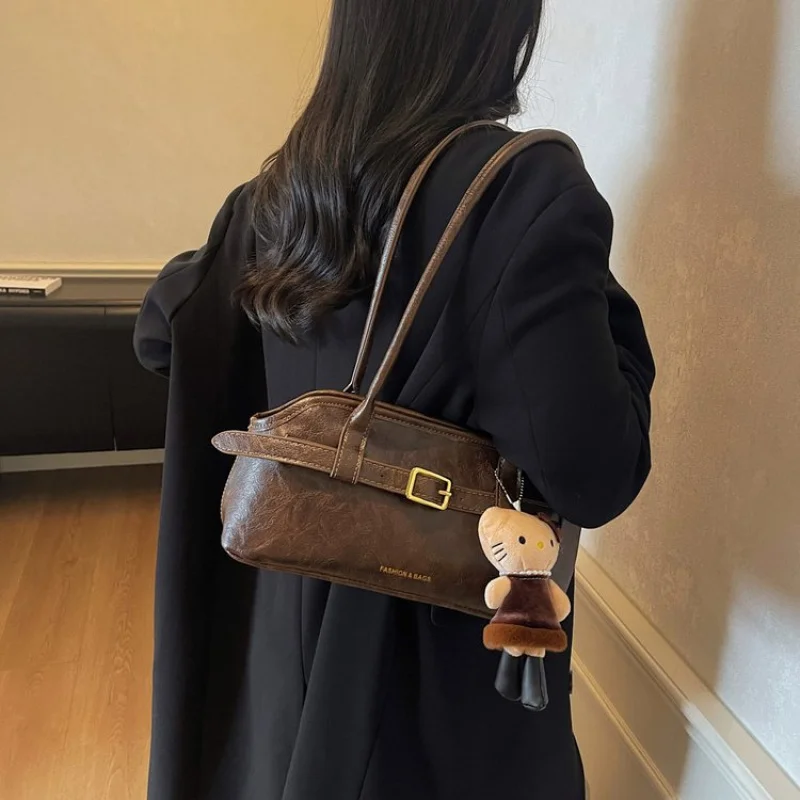 

Высококачественная женская повседневная простая кожаная сумка-тоут Париж Модная популярная элегантная женская винтажная сумка