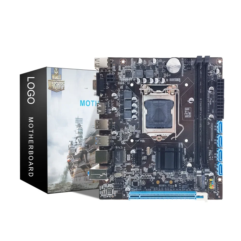 H110 DDR4 desktop motherboard, 1151 pin, 678 generation I3 I5 I7 dual channel 32gb