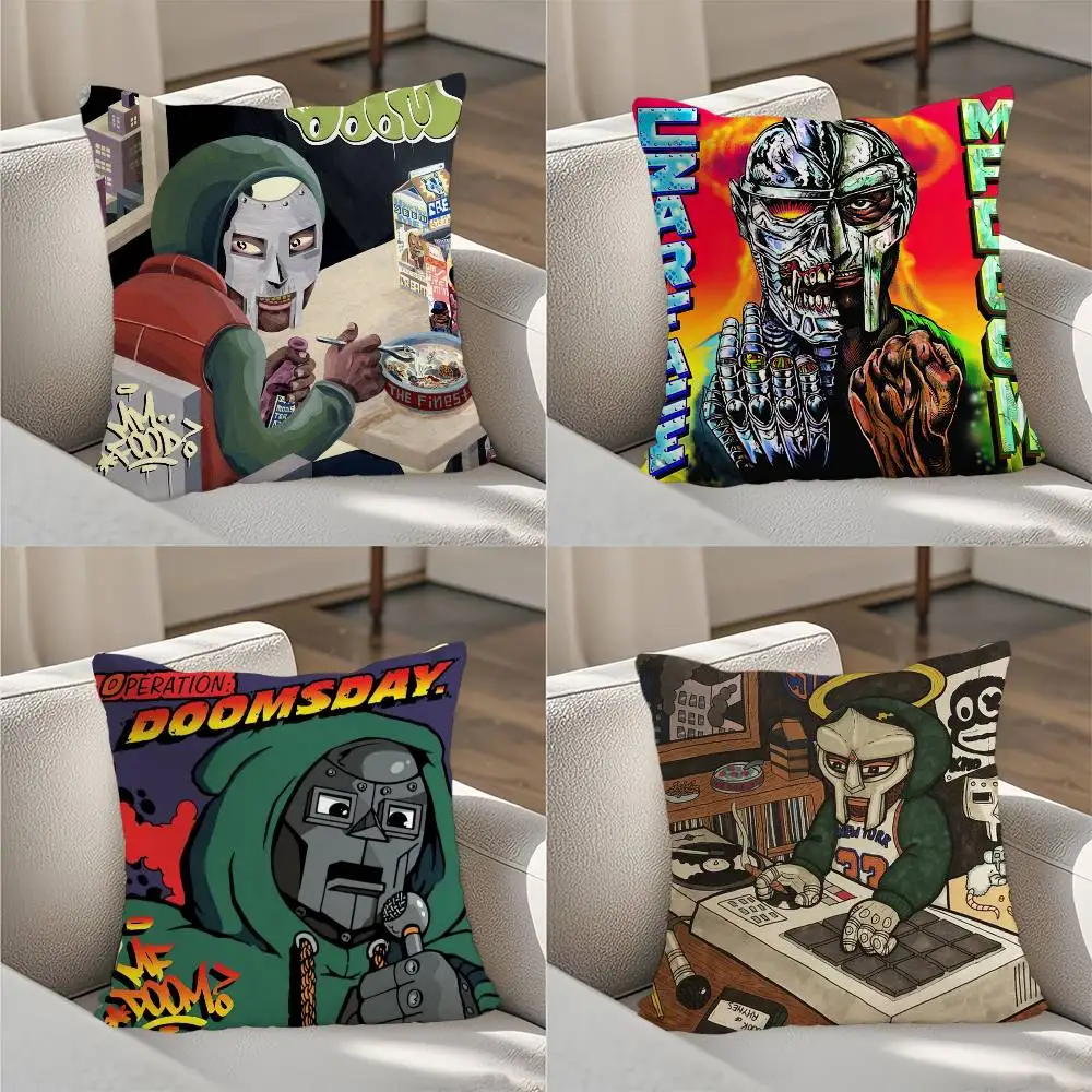 

M-MF D-DOOM Mm Food Pillow Case Double-sided For Car Pillows 45x45 Cushions Cover Home and Decoration Sofa Pillow case