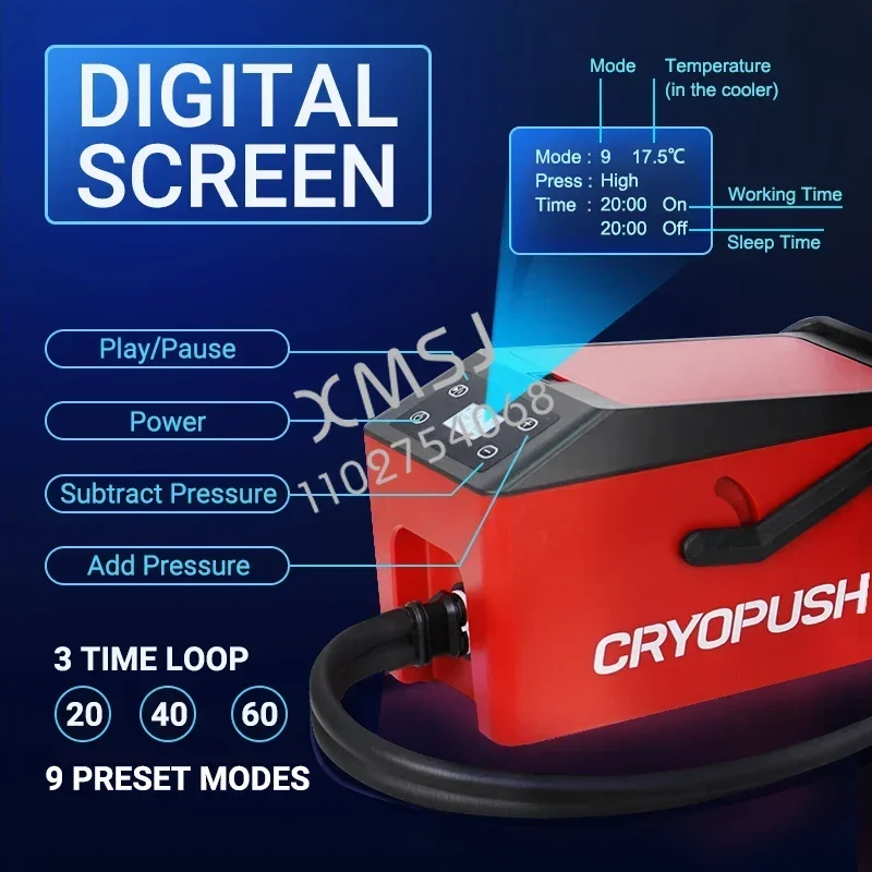 2025 New CRYOPUSH Knee Cryo Recovery Ice Cold Compression Therapy Physical Therapy System Machine