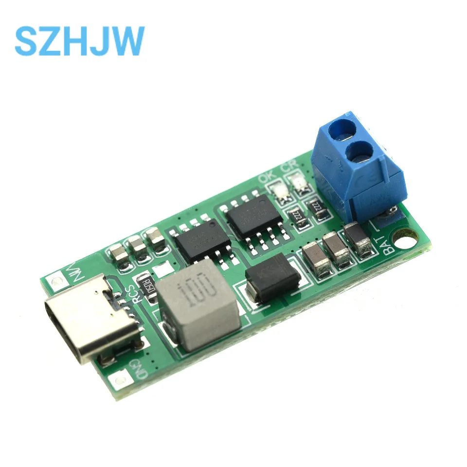 2 String 3 String 4 String Lithium-ion Battery Charger Battery Protection Board TypeC USB Boost Charging Board DC3-5V