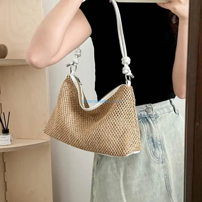 Borsa da spiaggia in tessuto 63HC per borse a tracolla a tracolla da donna alla Borsa da viaggio per attività all'aperto e