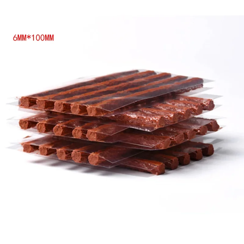 5Pack25pcsTubeless Tire Repair Strips Stiring Glue for Tyre Puncture Emergency Car Motorcycle Bike Tyre Repairing Rubber Strips
