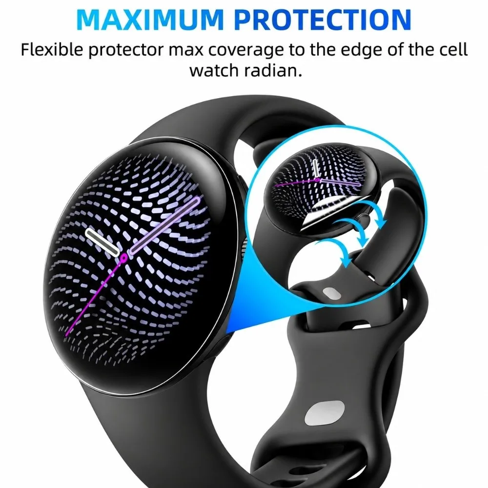 Soft Film Screen Protector Film Anti-Scratch 45mm 41mm Hydrogel Screen Protector Full Coverage HD Screen Protector
