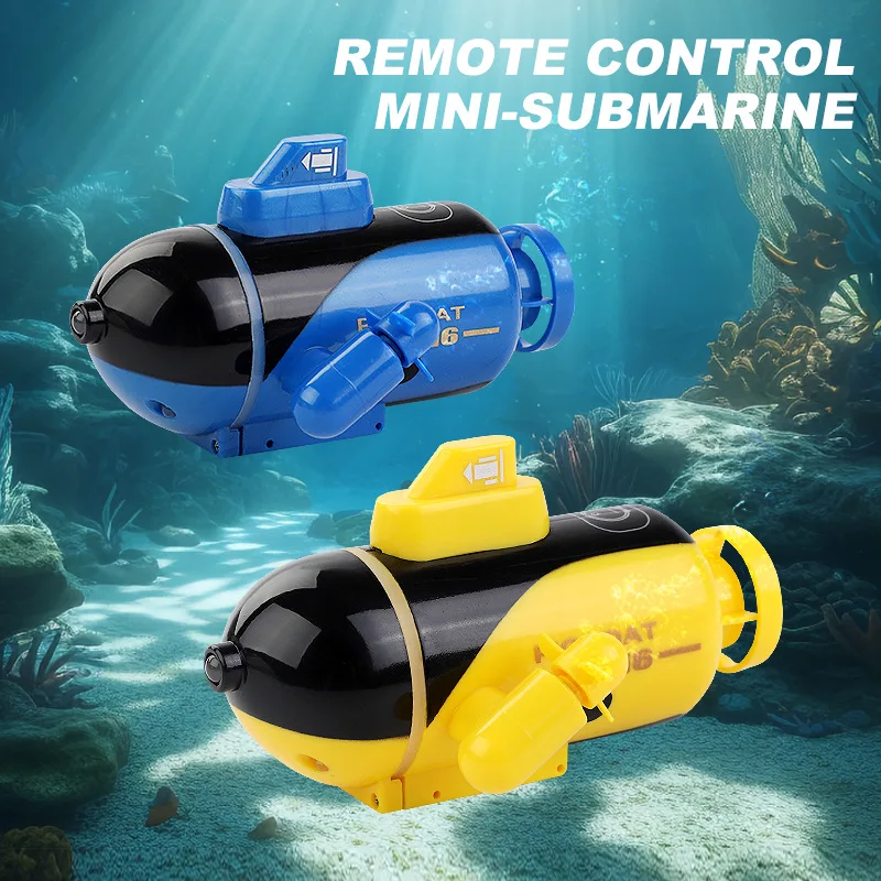 Mini Remote Control Submarine Boat 4 Channels Electric Nuclear Submarine Ship Toy Kids Boat Model Toy