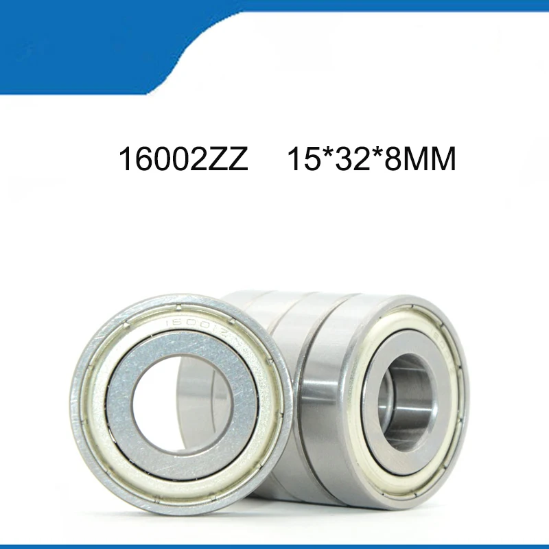 

High Quality Bearing 5/10PCS 16002ZZ Corrosion Resistielded 16002ZZ Bearings(15*32*8MM )Deep Groove Ball Bearing (ABEC-1)